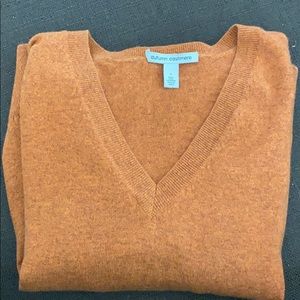 Autumn cashmere relaxed v-neck sweater